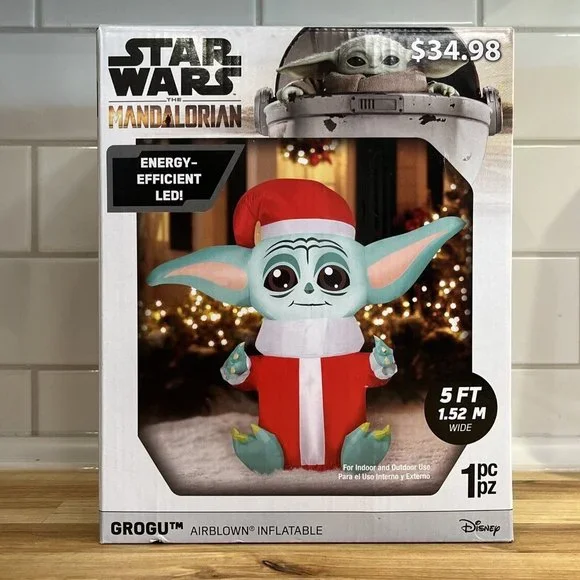 Baby yoda inflable hotsell